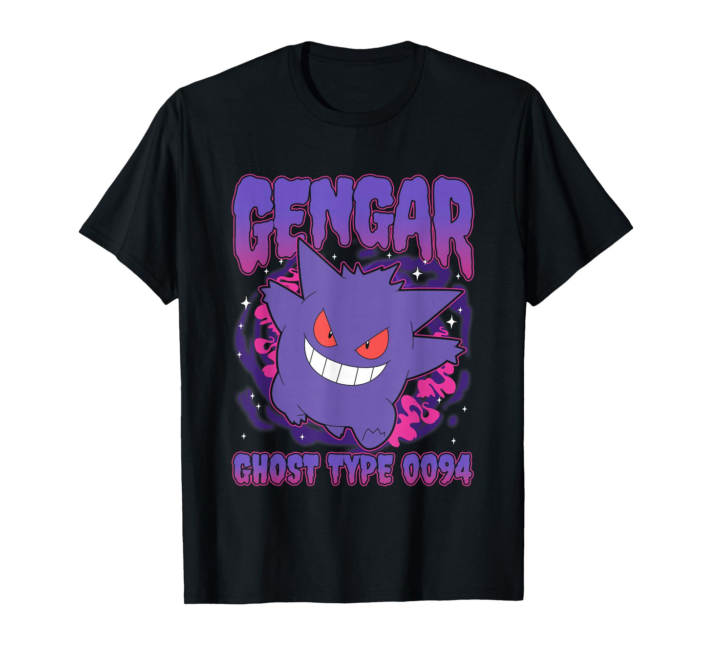 Pokémon Gengar Ghost Type 0094 Spooky Poster T-Shirt