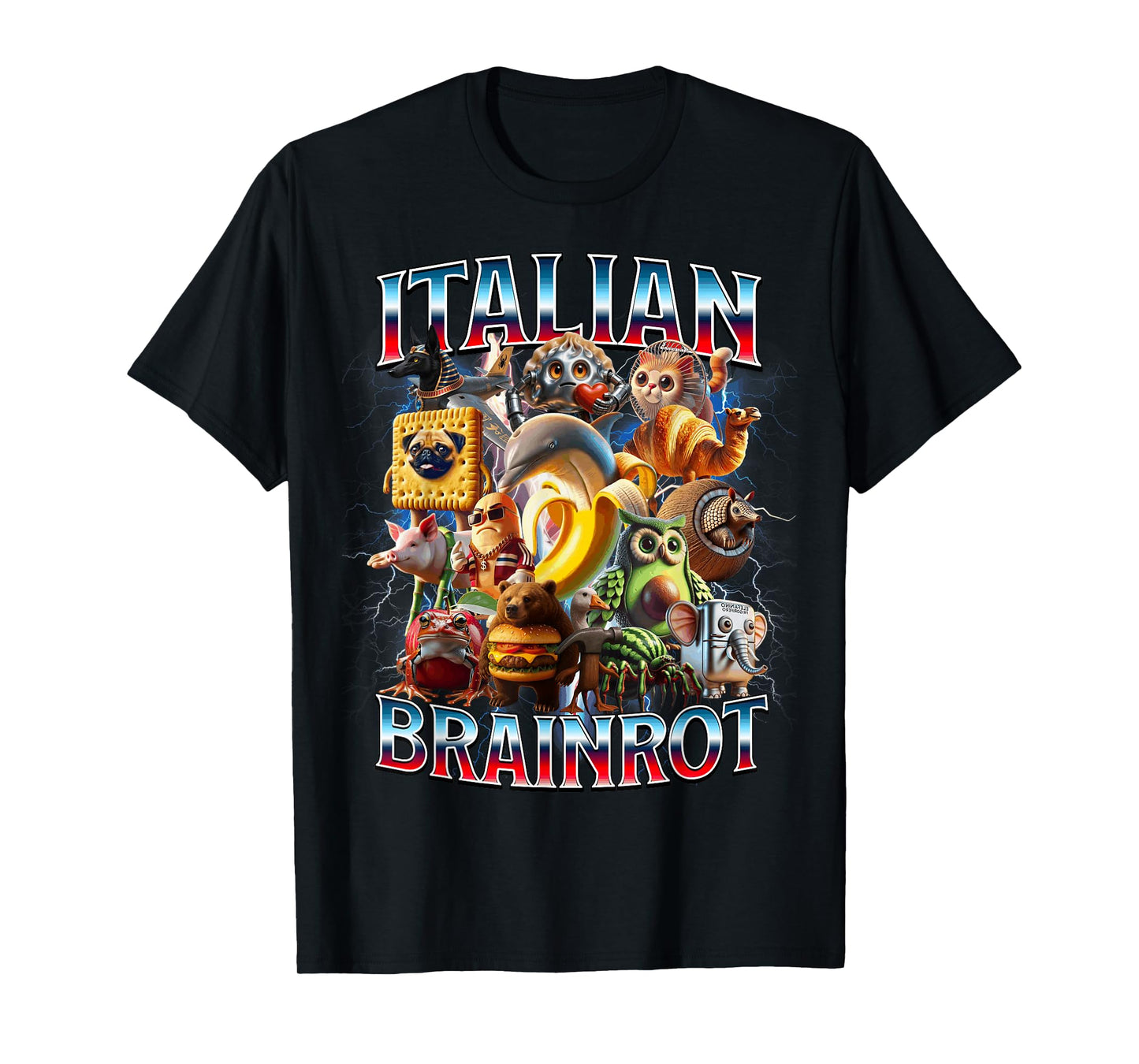 Italian Brain Rot Italian Brainrot Funny Memes Boy Kids T-Shirt