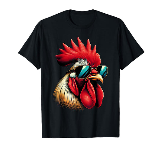 Cool Rooster Design For Men Women Kids Chicken Rooster Lover T-Shirt