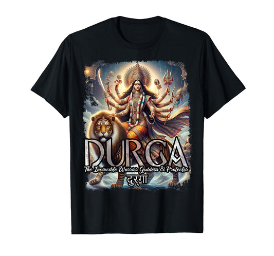 Durga Goddess War Hindu Mythology Devi Shakti T-Shirt