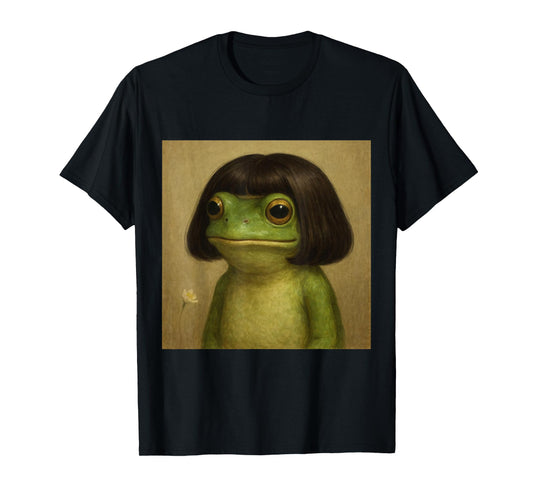 Funny Frog Bob Haircut Meme for Men Women Kids T-Shirt