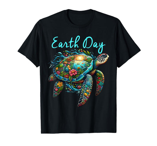 Sea Turtle Earth Day Save The Earth T-Shirt