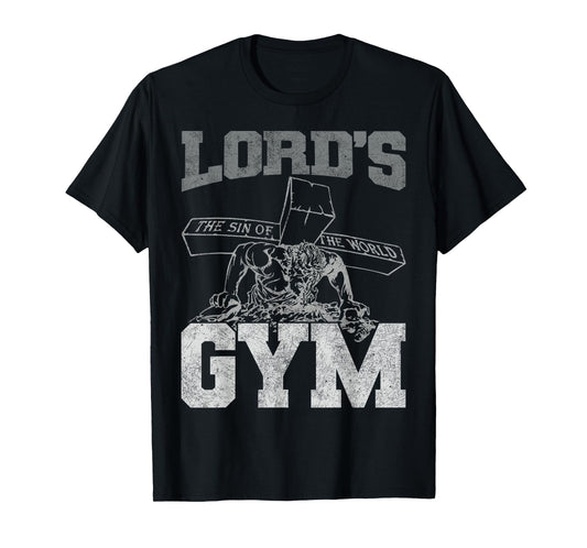 Lords Gym - Lord's The Sin of World Jesus T-Shirt