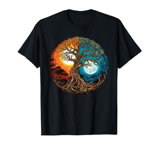 Yin Yang Tree of Life T-Shirt