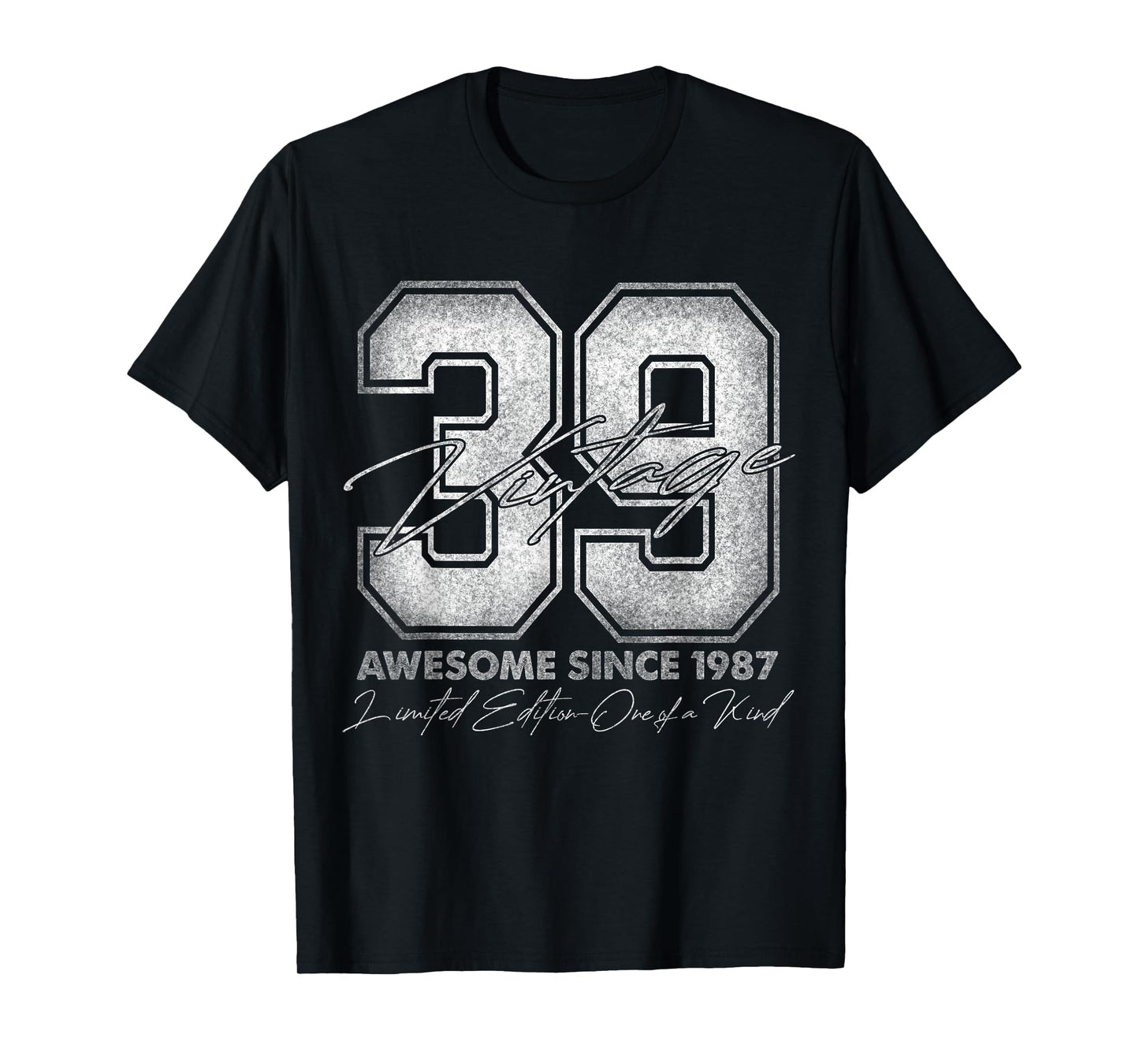 39 Year Old Gifts Vintage 1987 Limited Edition 39th Birthday T-Shirt