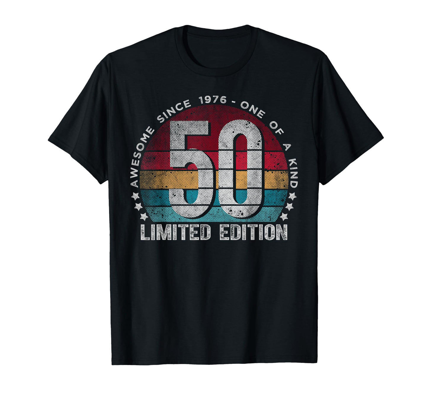 50 Year Old Gifts Vintage 1976 Limited Edition 50th Birthday T-Shirt