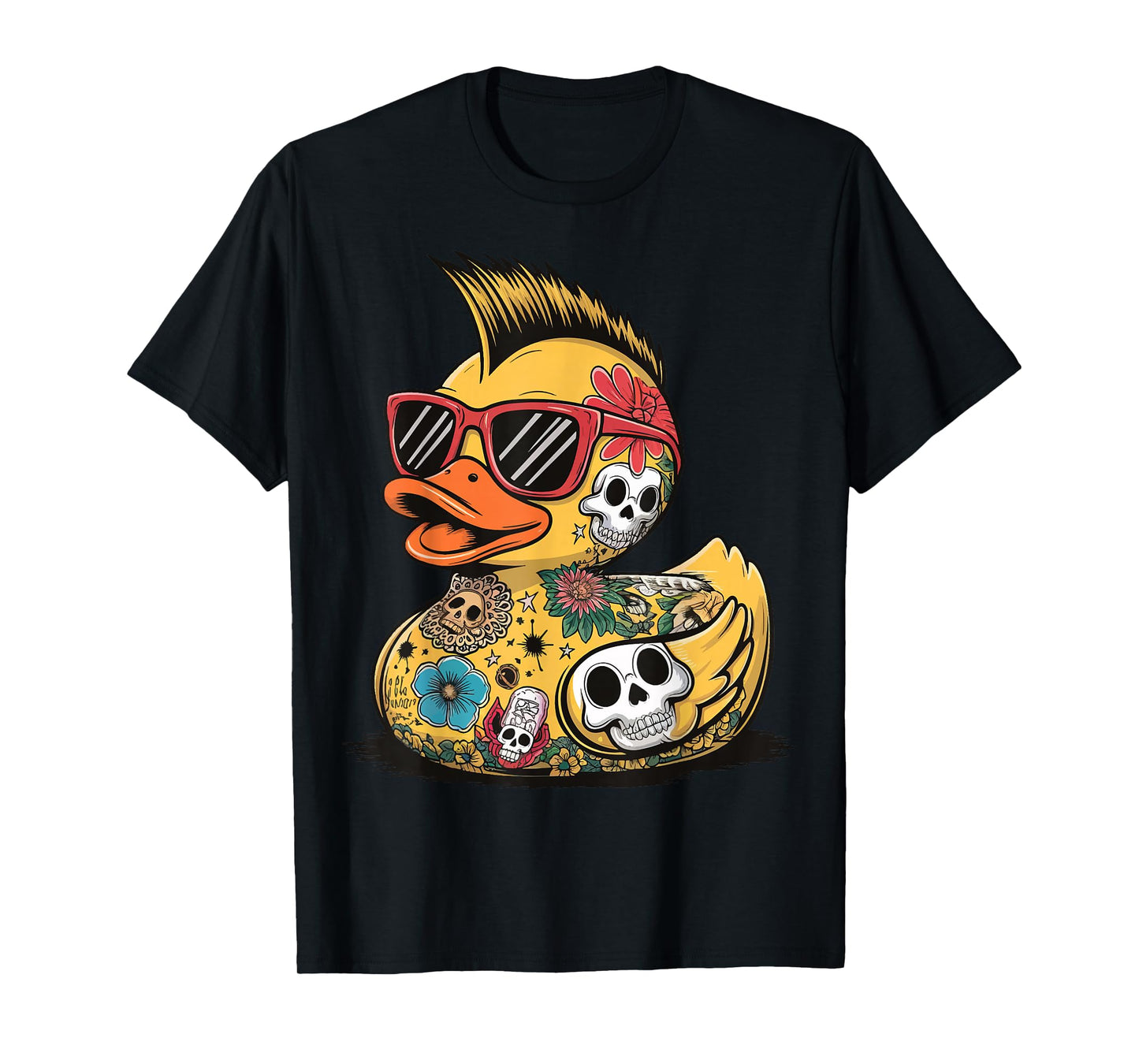 Rubber Duck Punk Heavy Metal T-Shirt