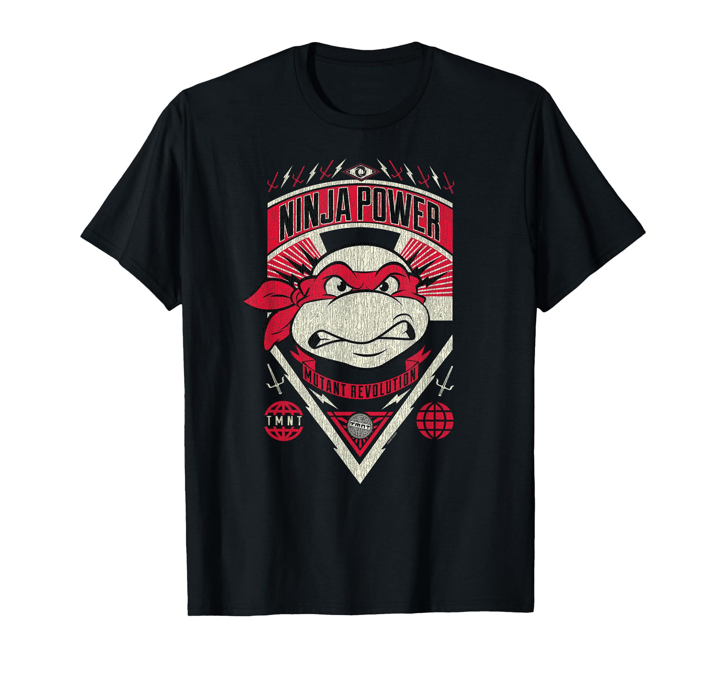 TMNT Raphael Ninja Power Poster Classic Cartoon T-Shirt