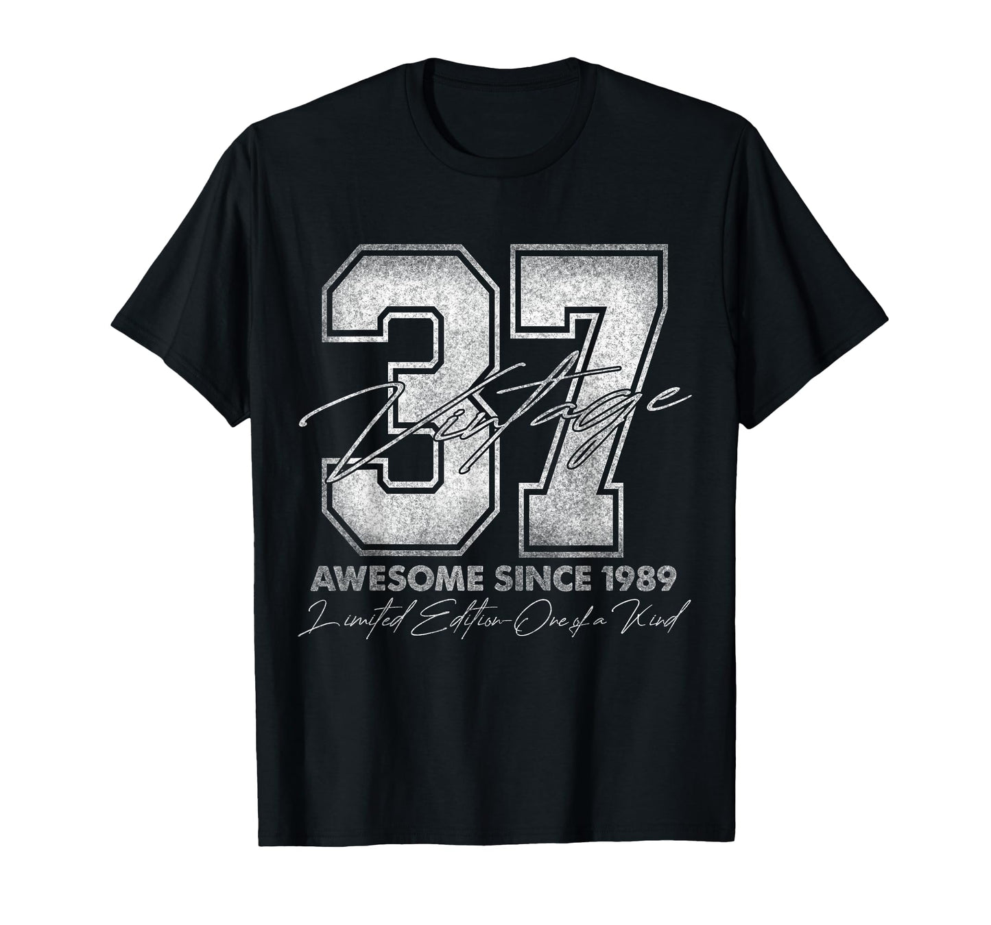 37 Year Old Gifts Vintage 1989 Limited Edition 37th Birthday T-Shirt