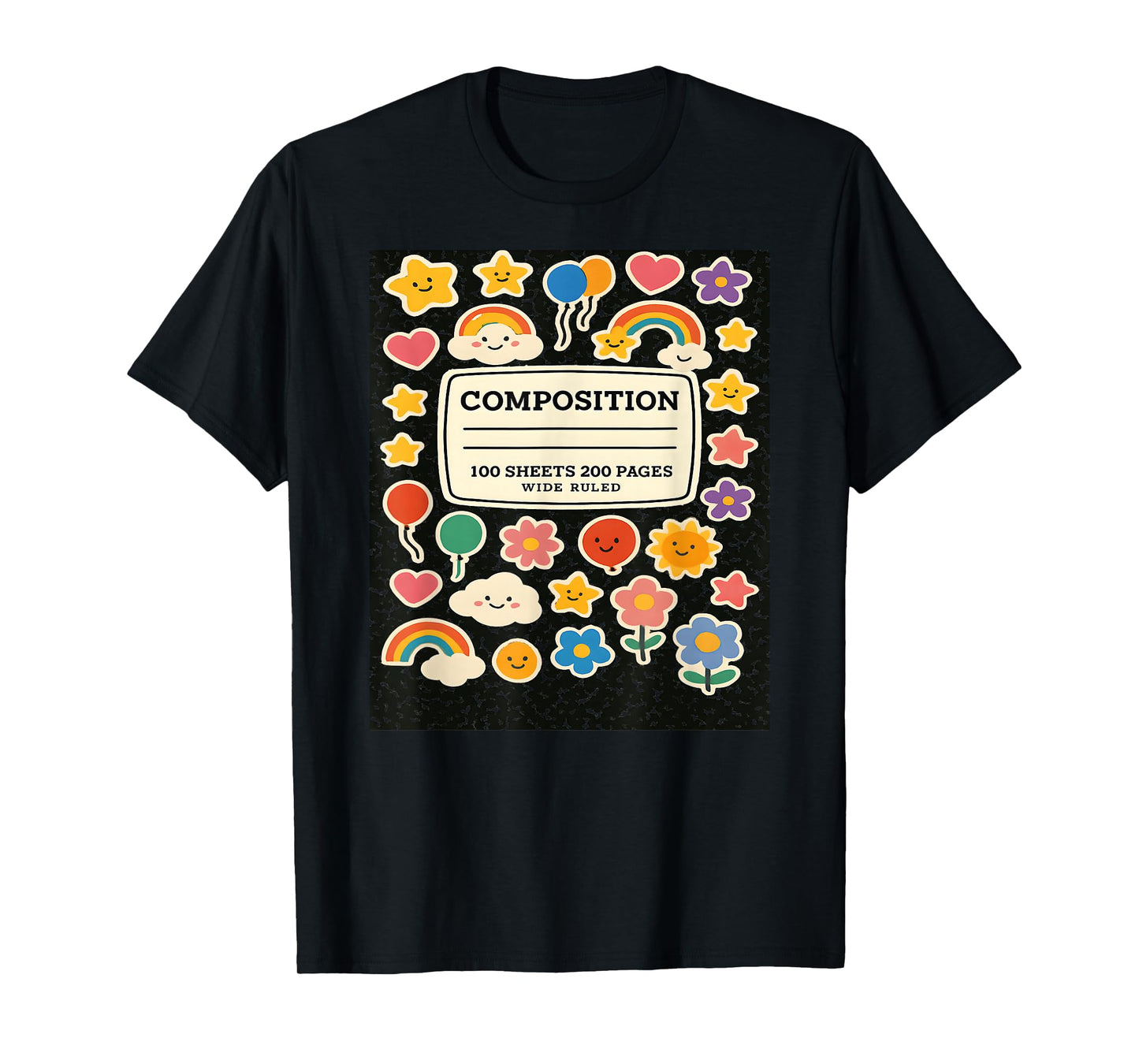Composition Notebook Costume Teacher Matching Halloween Book T-Shirt
