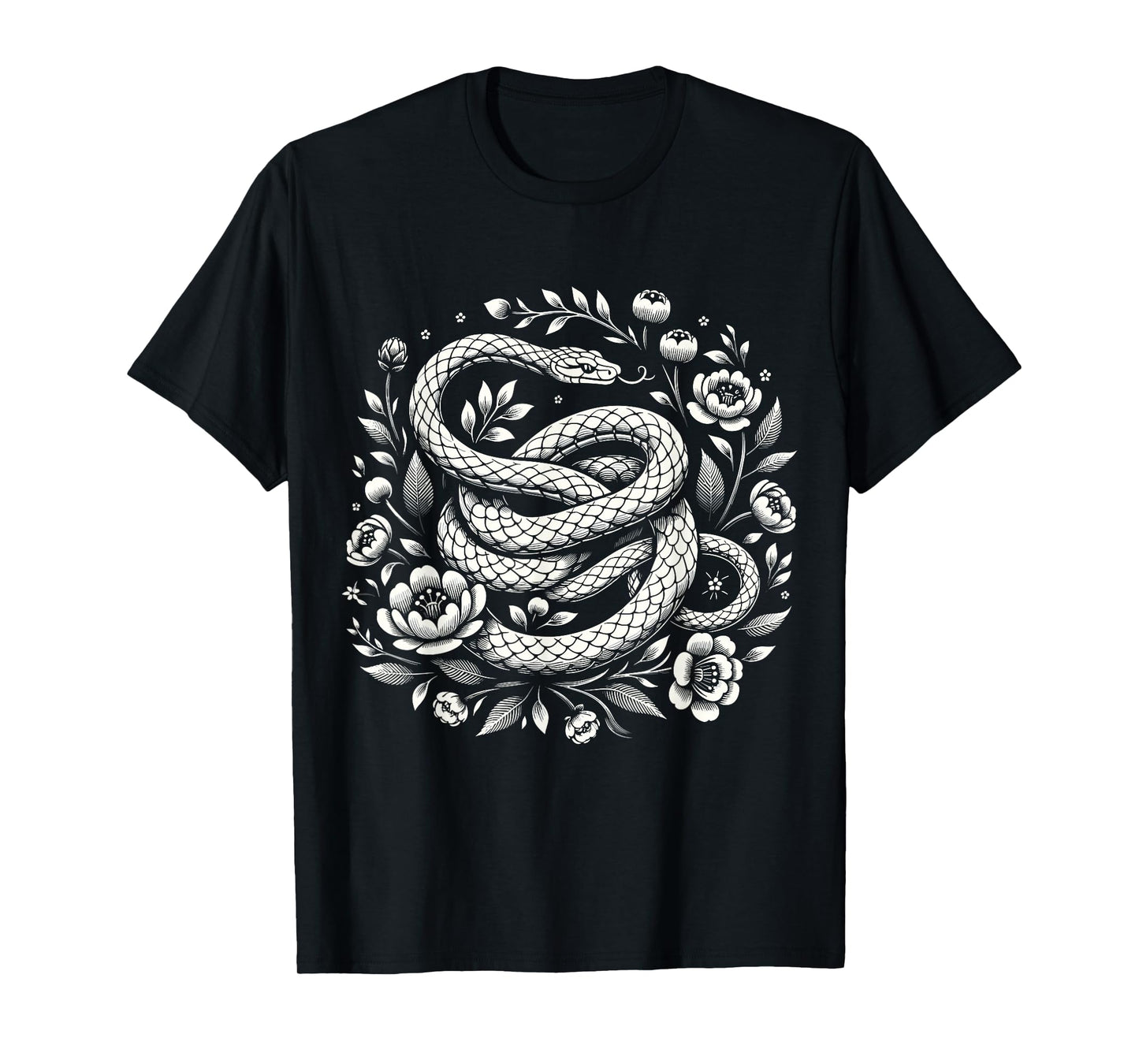Floral Snake T-Shirt