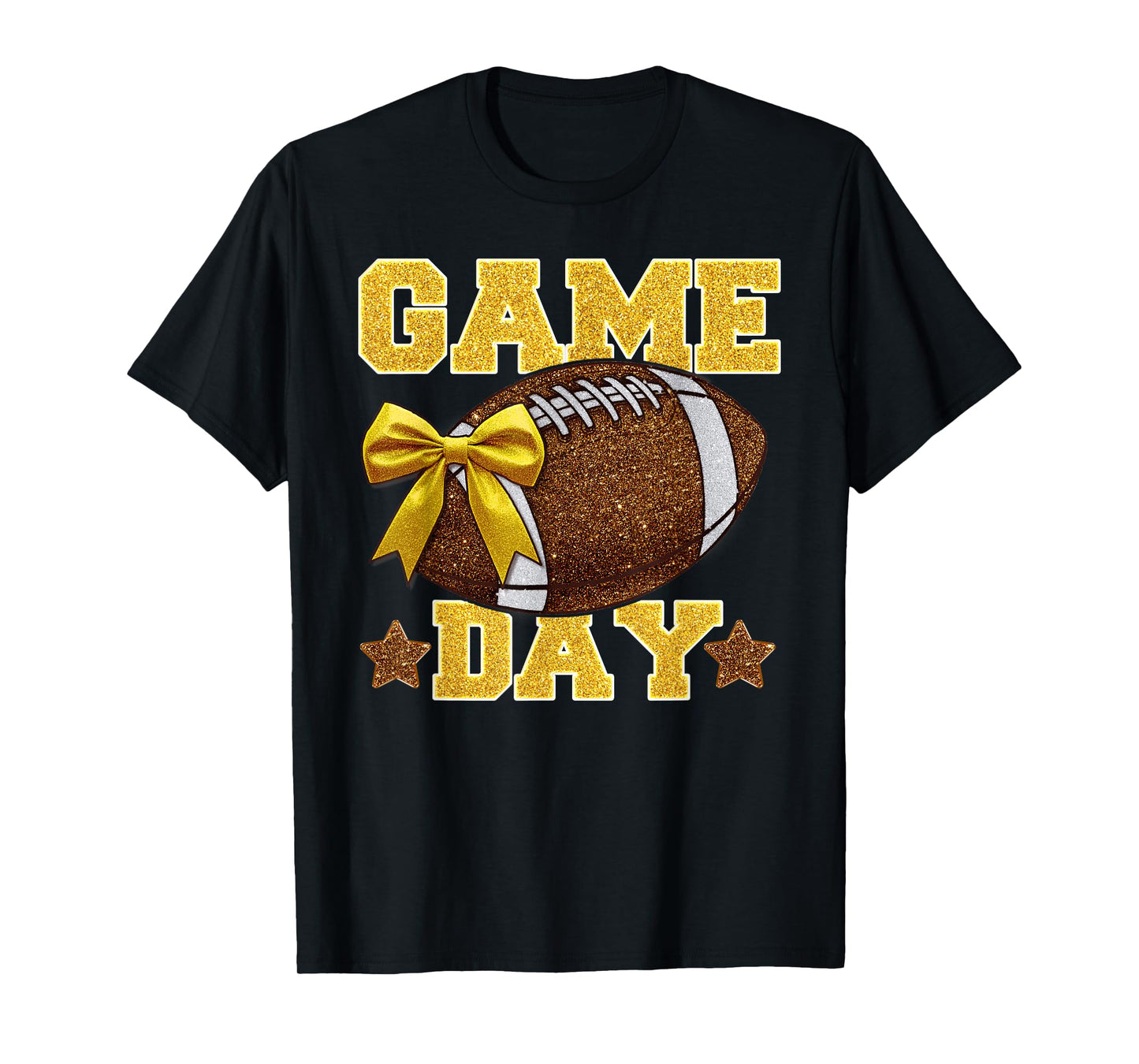 Game Day Football Season Football Mama Girl T-Shirt