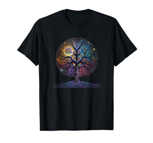 Tree Of Life Yoga Zen Namaste Meditation. T-Shirt