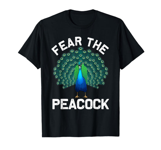 Funny Peacock Art For Men Women Adult Feather Peacock Lover T-Shirt