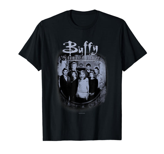 Buffy The Vampire Slayer Distressed Vintage Scooby Gang T-Shirt