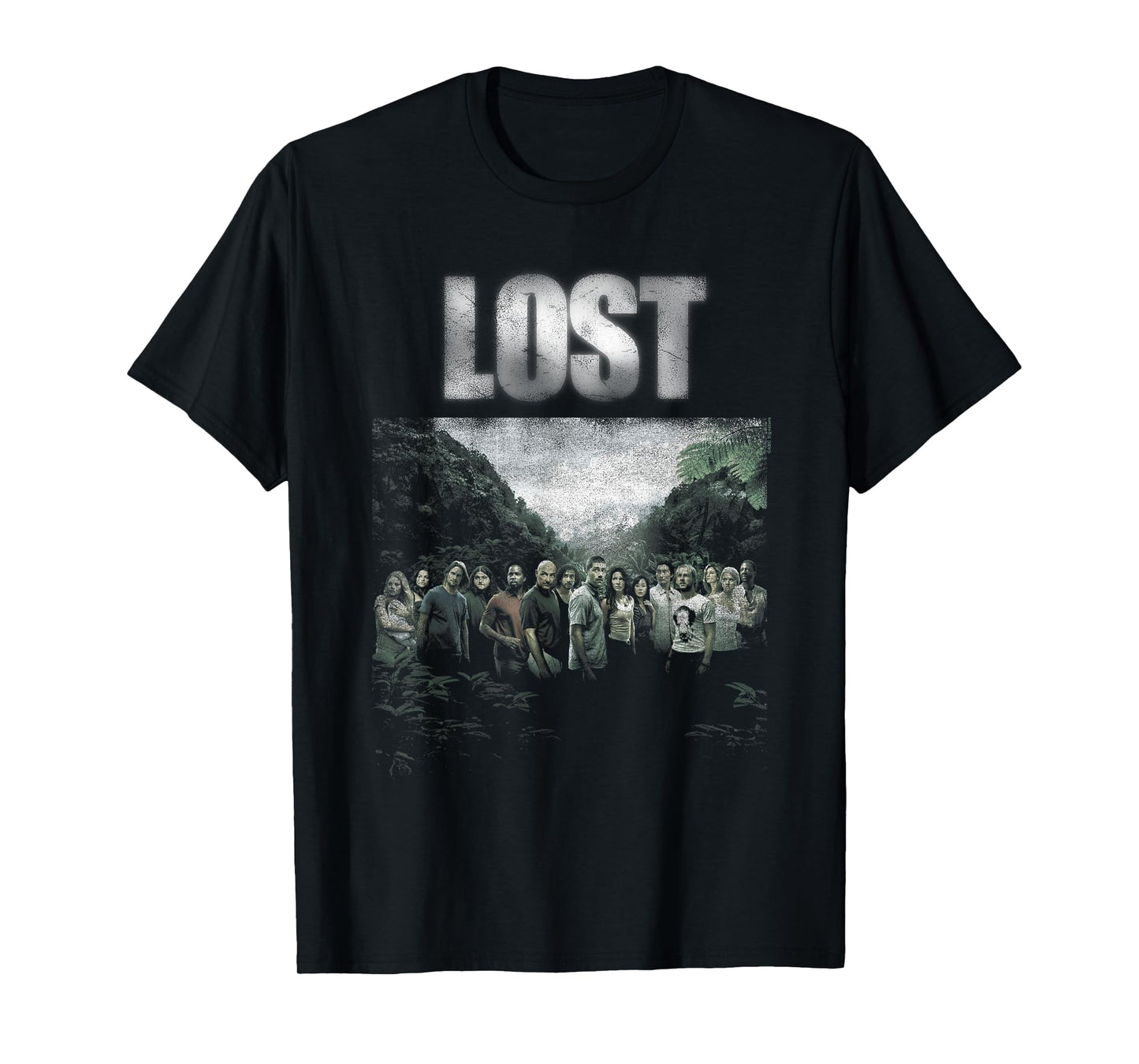 Lost Vintage Distressed Season 2 Cast Photo TV Show T-Shirt