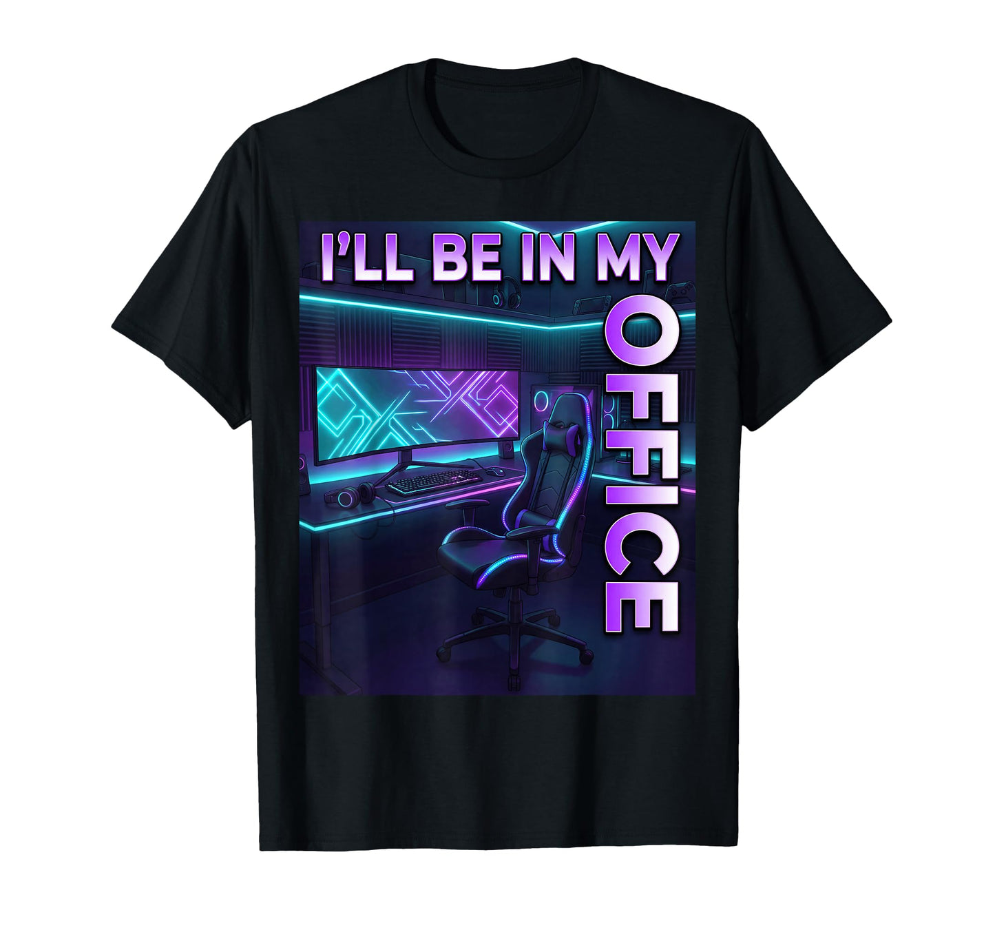 PC Gaming I'll Be in My Office PC Gamer T-Shirt