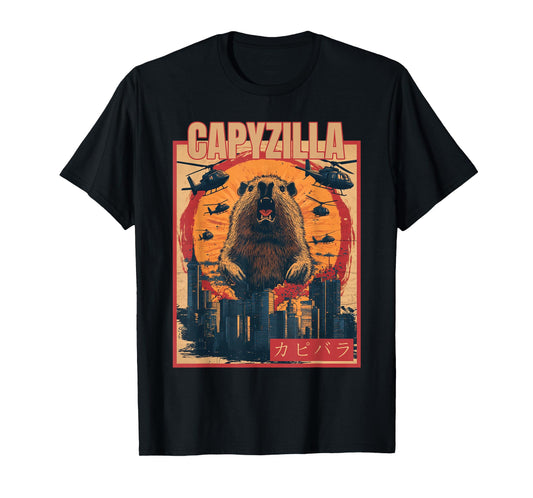 Capyzilla | Funny Capybara Graphic | cool Rodent Capybara T-Shirt