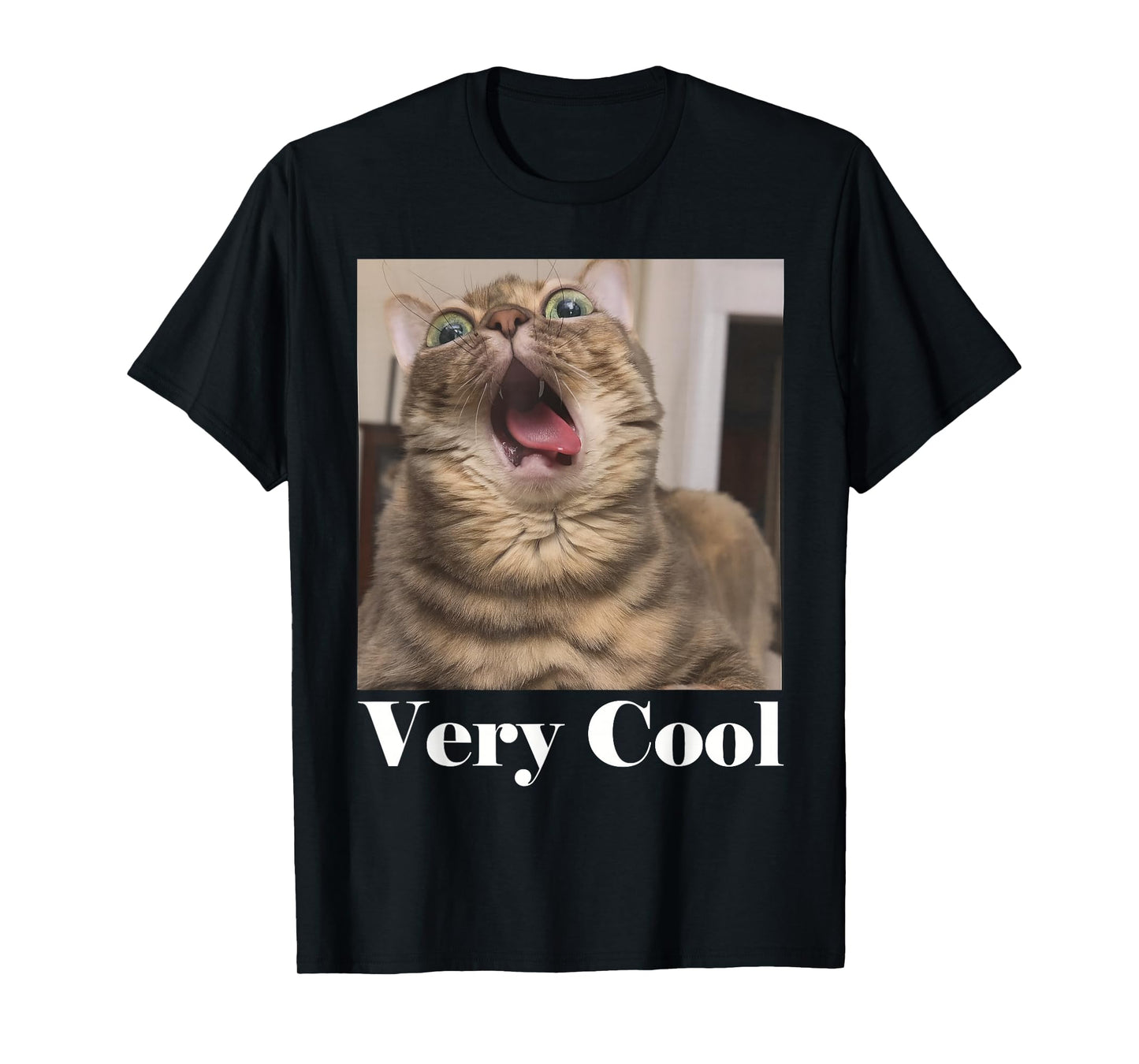Cats Meme Graphic Silly Cat Humor Funny Cat Very Cool T-Shirt