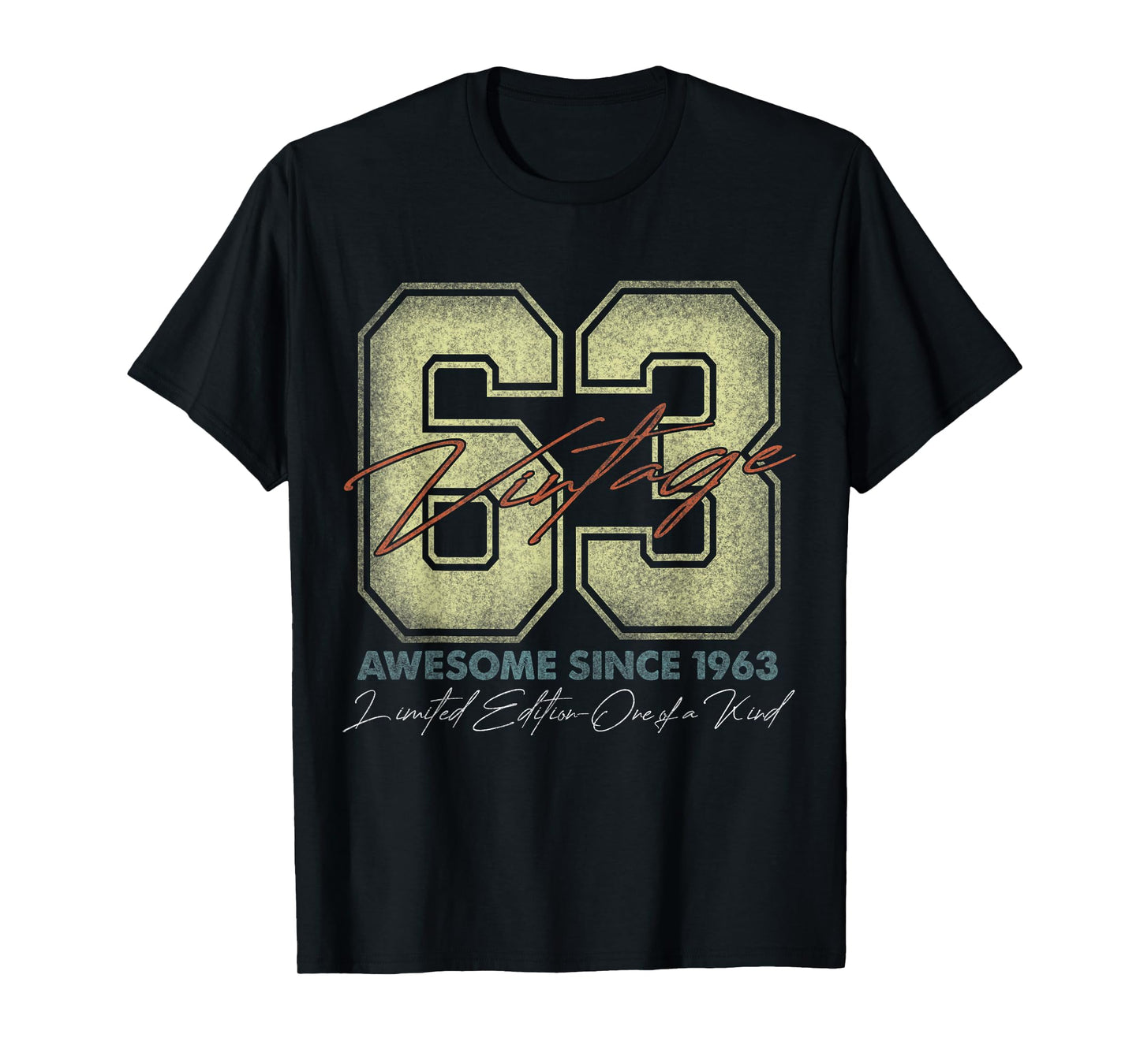63 Year Old Gifts Vintage 1963 Limited Edition 63rd Birthday T-Shirt