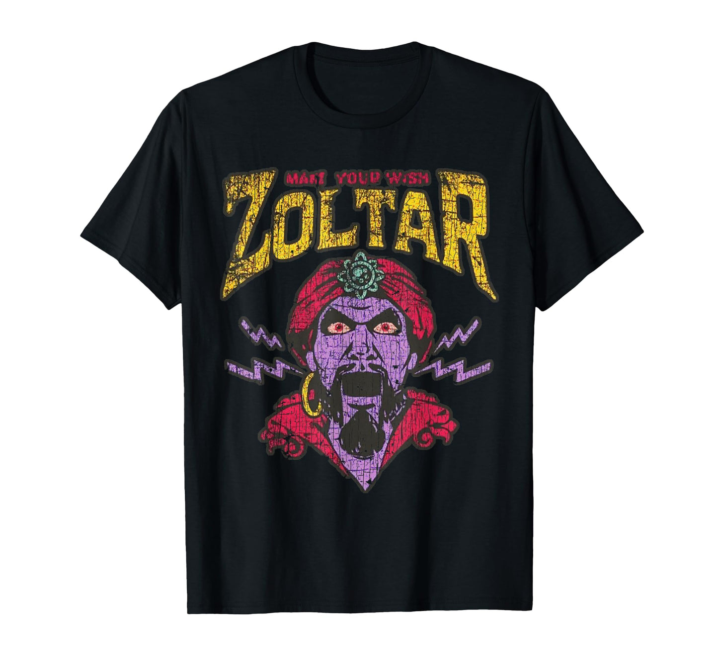 Zoltar Make Your Wish Fortune Teller Card Fairground Amuseme T-Shirt