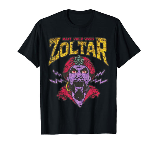 Zoltar Make Your Wish Fortune Teller Card Fairground Amuseme T-Shirt