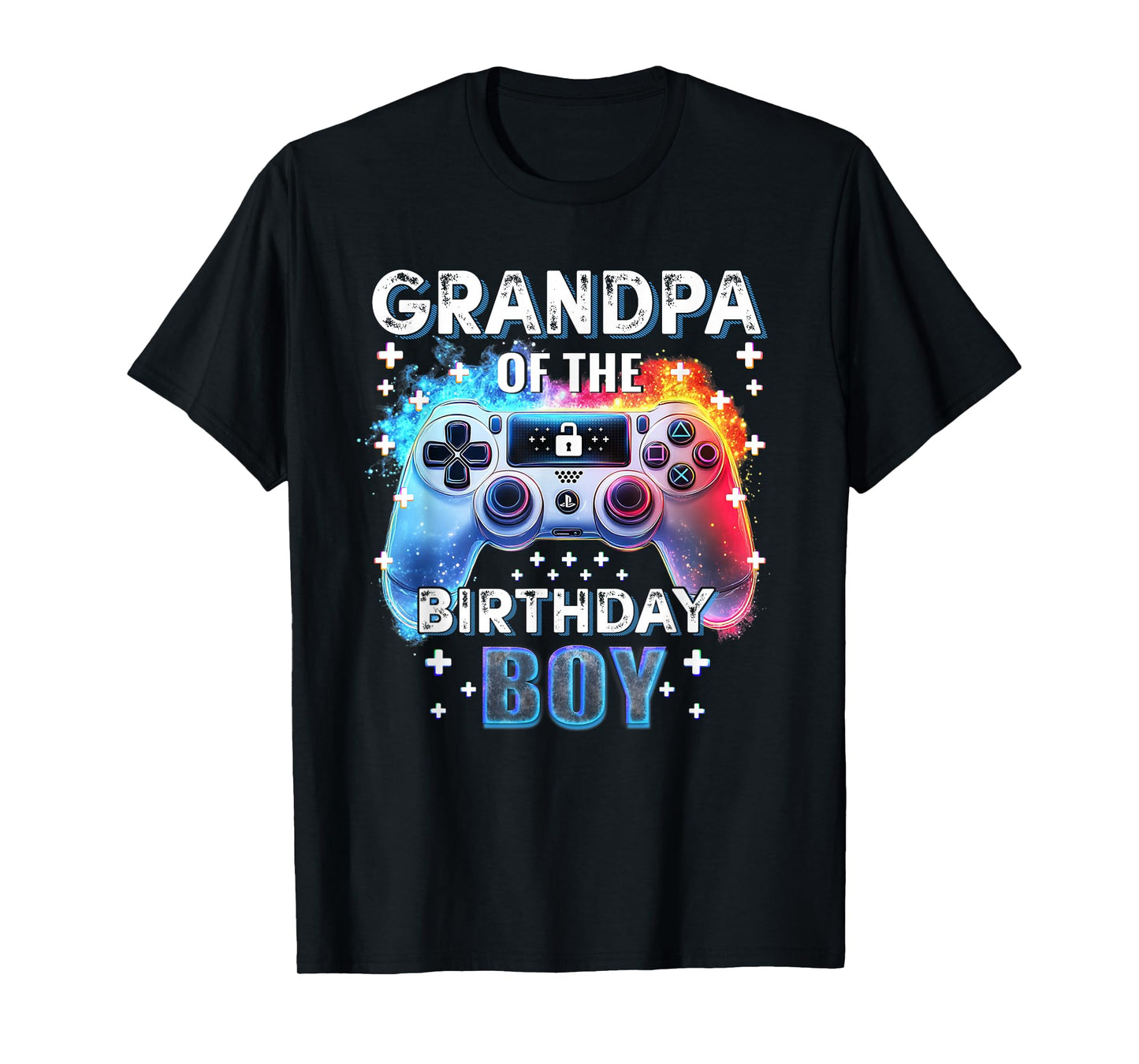 Grandpa of the Birthday Boy Video Gamer Birthday T-Shirt
