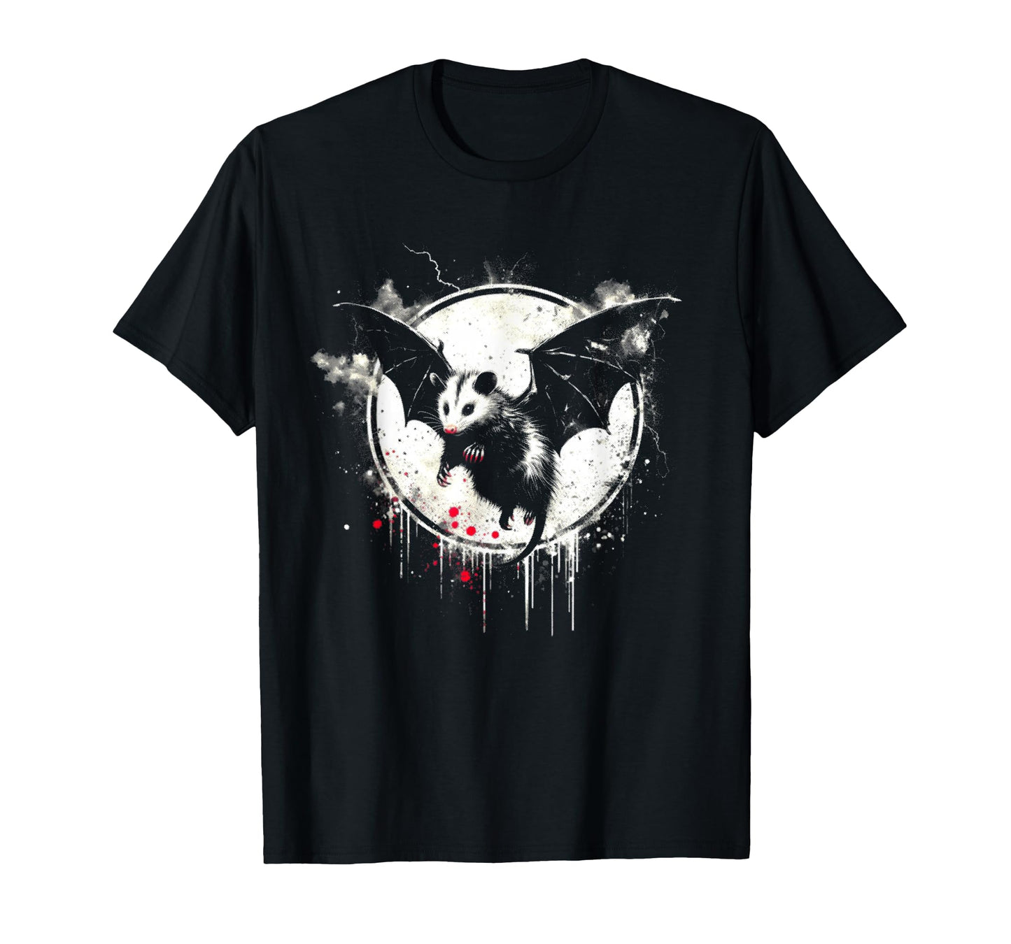 Opossum Bat - Funny Cute Possum Bat Halloween Lover T-Shirt