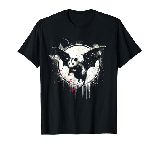 Opossum Bat - Funny Cute Possum Bat Halloween Lover T-Shirt