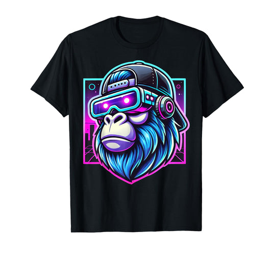 Gorilla Birthday Funny Gorilla Boys Adult Girls Family Party T-Shirt