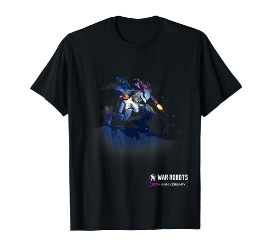 War Robots 10th Anniversary – Ochokochi T-Shirt, Small, Black