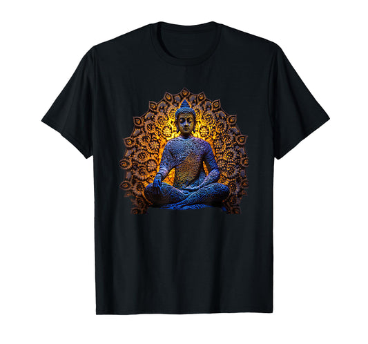 Buddha Statue Yoga Buddhist Zen Buddhism Meditation T-Shirt