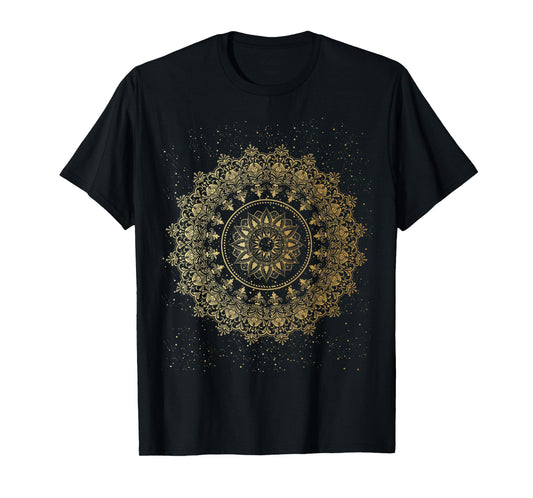 Womens Mandala Circle Mandala T-Shirt
