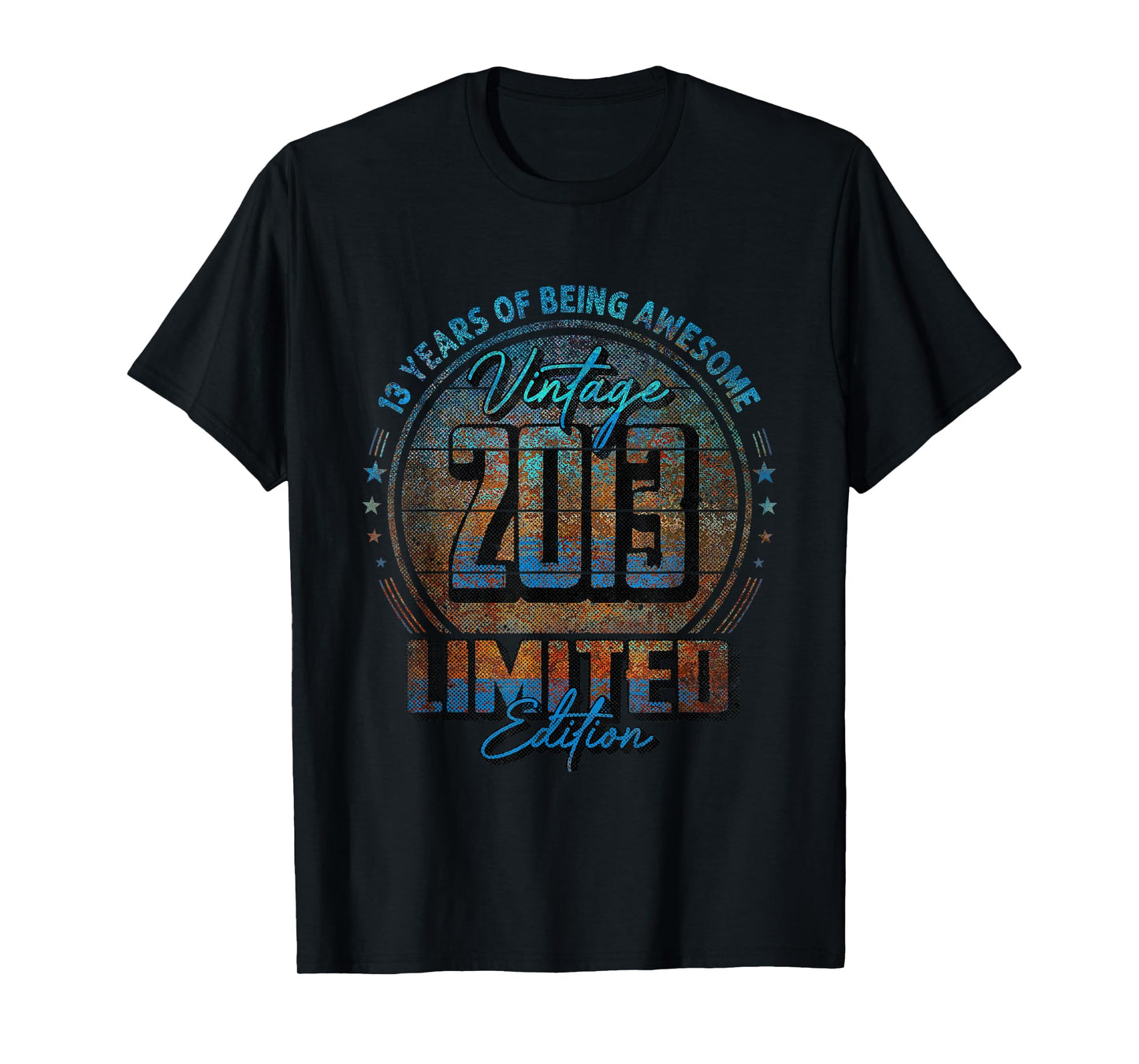 Vintage 2013 Limited Edition Shirt 13 Year Old 13th Birthday T-Shirt