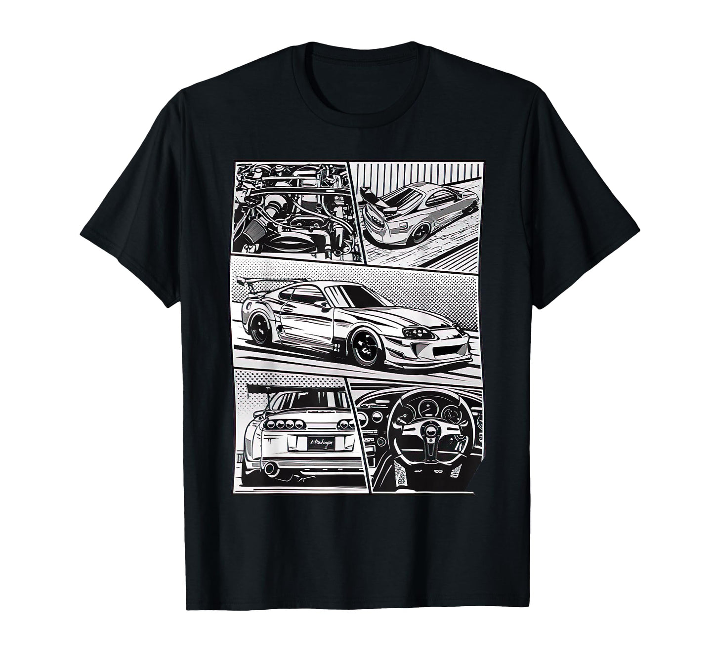 Supra JDM comic book, nice gift idea for men and women T-Shirt