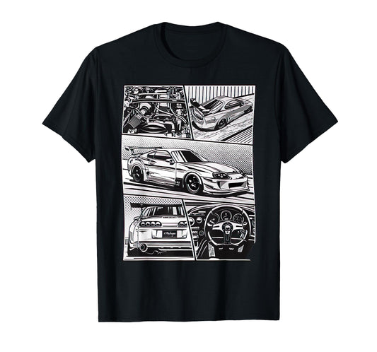 Supra JDM comic book, nice gift idea for men and women T-Shirt