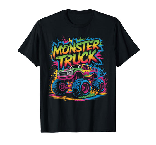 Monster Truck Birthday Party for Toddlers Youth & Adults T-Shirt