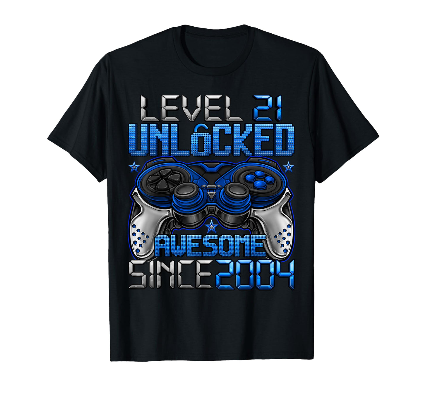 Level 21 Unlocked 21 Year Old Gifts Boys 21st Birthday Boy T-Shirt