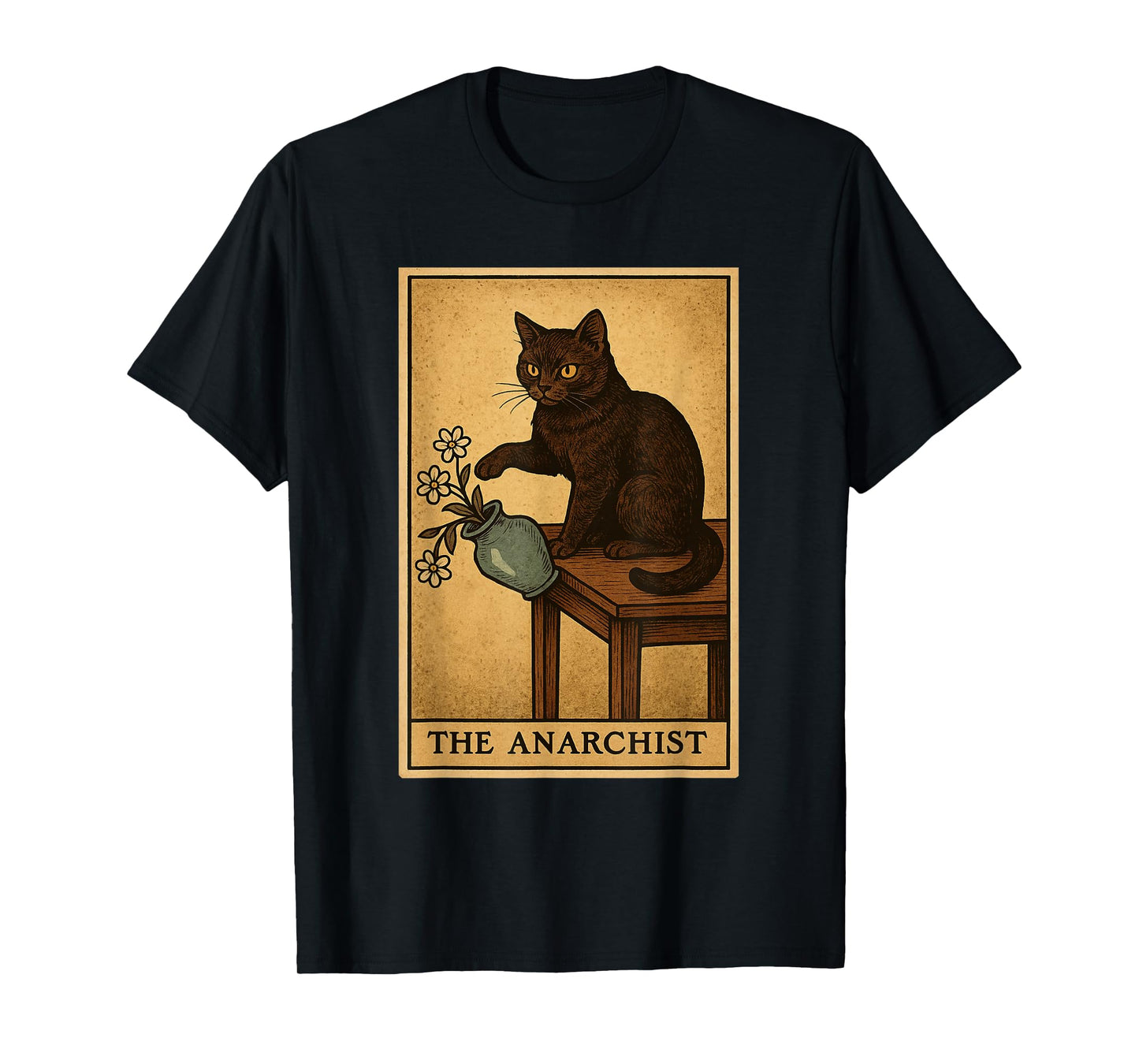 Cat Lover Shirt Cat Tarot Card Tshirt Men Women Kids T-Shirt
