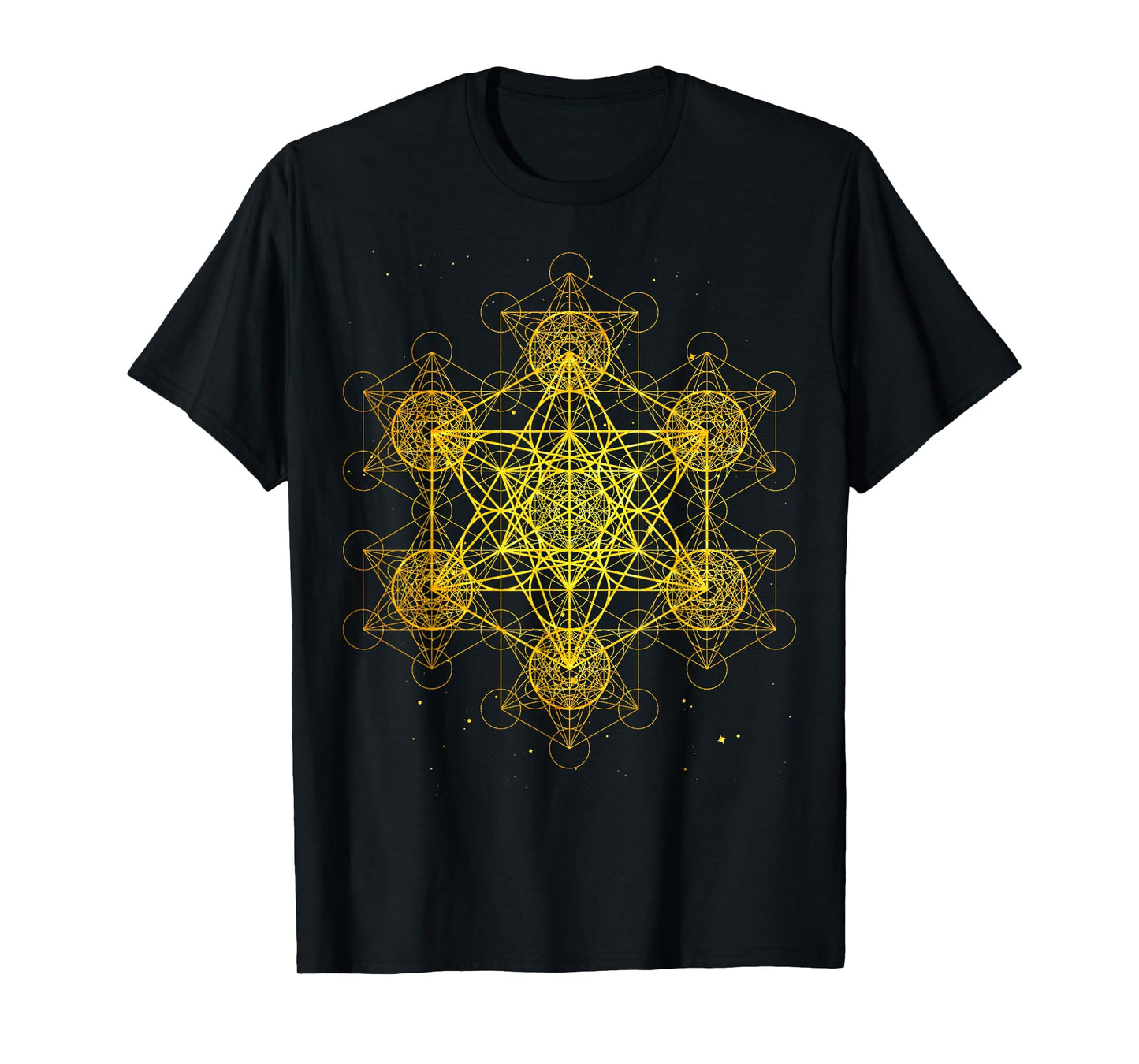 Beautiful Fractal Metatron’s Cube Sacred Geometry Spiritual T-Shirt