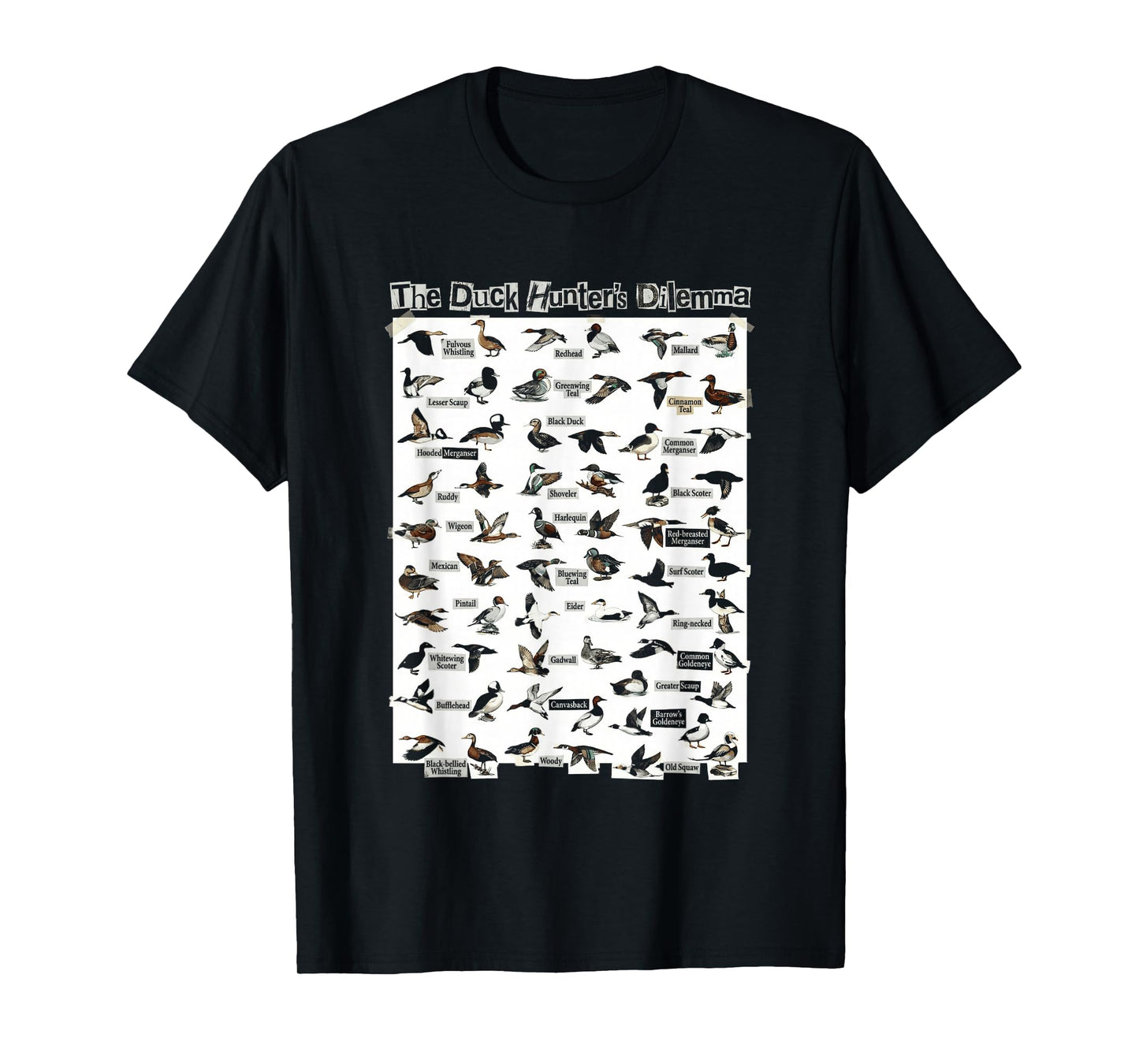 Guide Waterfowl Chart T-Shirt