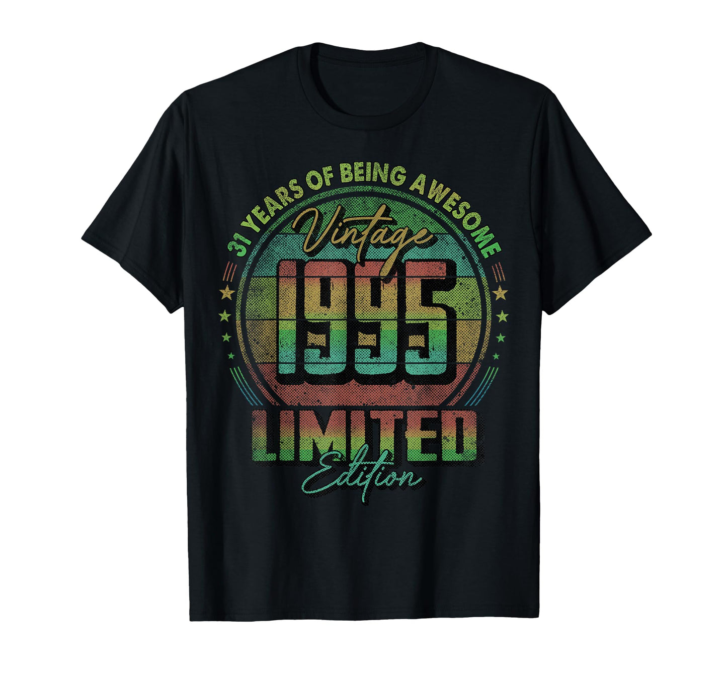 Vintage 1995 Limited Edition Shirt 31 Year Old 31st Birthday T-Shirt