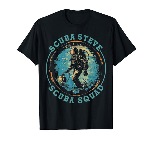 Scuba Squad Seal Steve Shirt Funny Scuba Diving T-Shirt