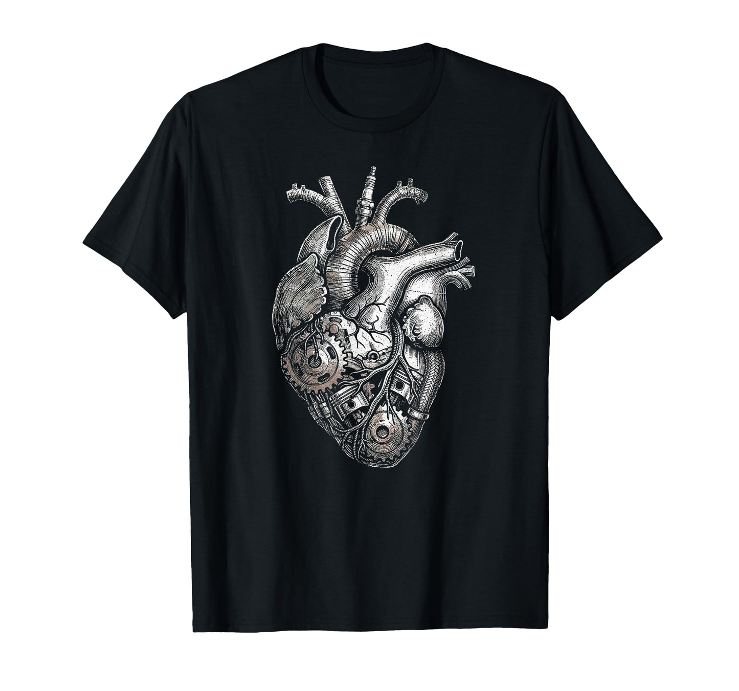 Auto Mechanic Heart Engine Anatomy Car Enthusiast T-Shirt