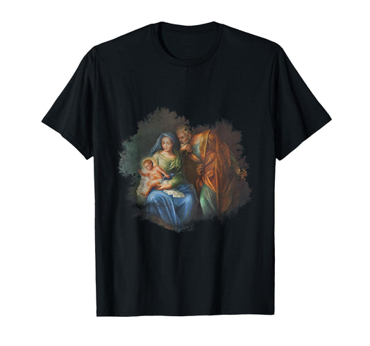 Sacred Family Tee Virgin Mary Joseph Jesus Catholic T-Shirt