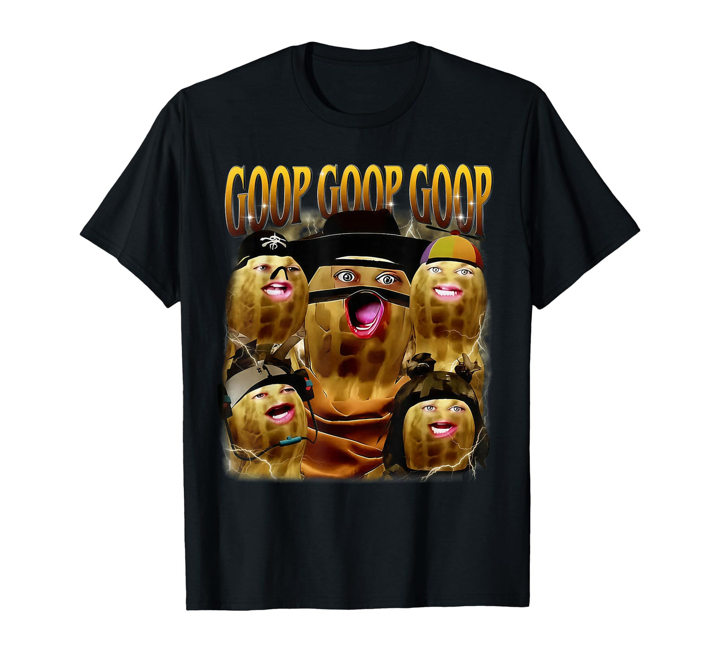 Funny Goop Goop Goop Cute Peanut Boys Girls T-Shirt