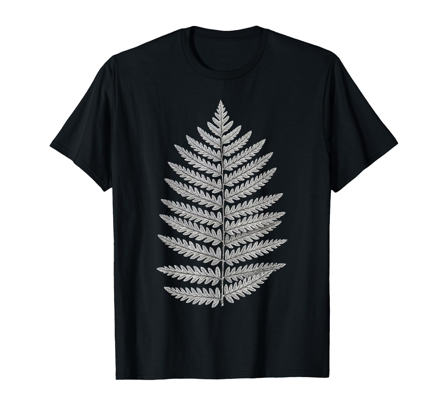 Fern Plant Fossil – Carboniferous Prehistoric Plant Art T-Shirt