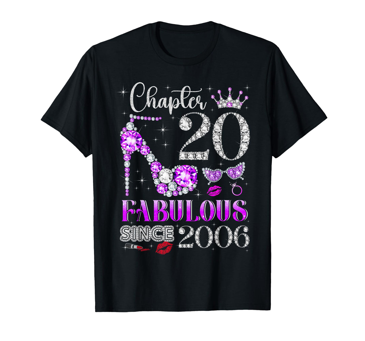 Chapter 20 Fabulous Since 2006 20Th Birthday Ladies Girls T-Shirt