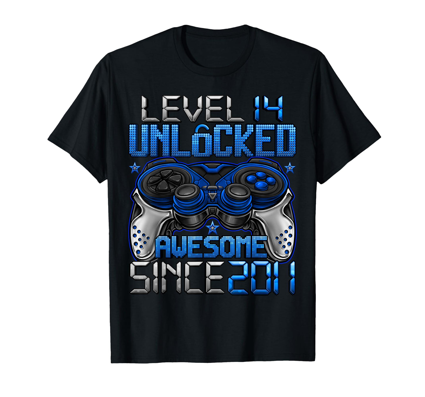 Level 14 Unlocked 14 Year Old Gifts Boys 14th Birthday Boy T-Shirt