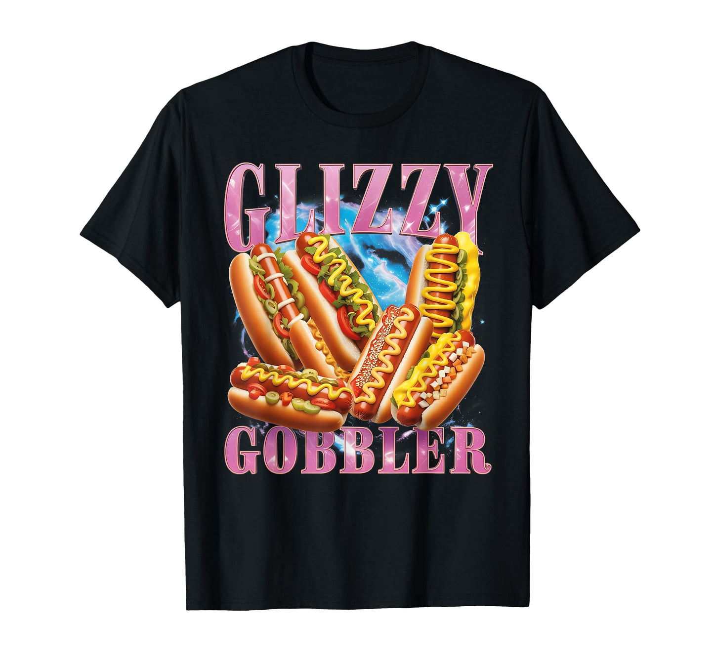 Funny Glizzy Gobbler Meme Hilarious Hot Dog Glizzy Lovers Men Women T-Shirt